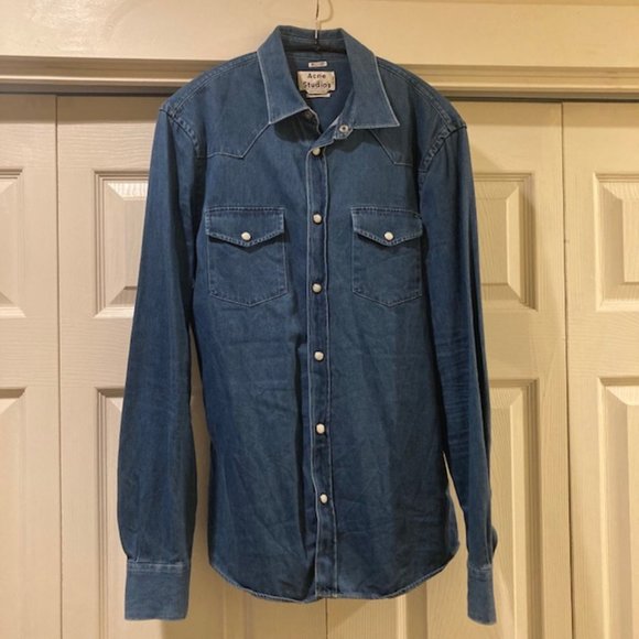 Acne Studios / Denim Button Down Shirts - Picture 2 of 9